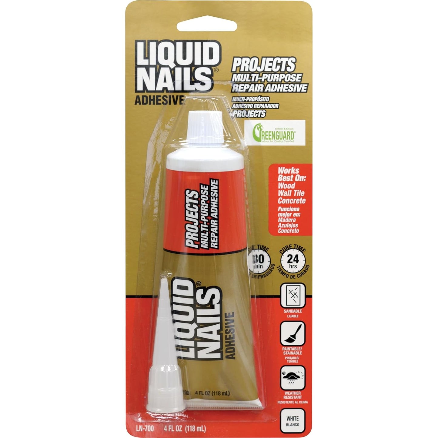 Liquid Nails Small Projects High Strength Latex Adhesive 4 oz