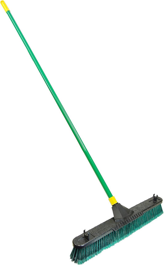 Quickie Bulldozer Polypropylene 24 in. Multi-Surface Push Broom