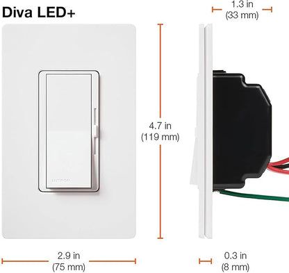 Lutron Diva LED Dimmer DVCL-153PH