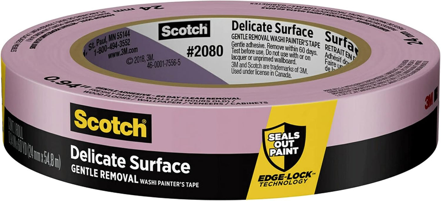 3M Scotch 0.94 in. W X 60 yd L Purple Medium Strength Painter's Tape 1 pk