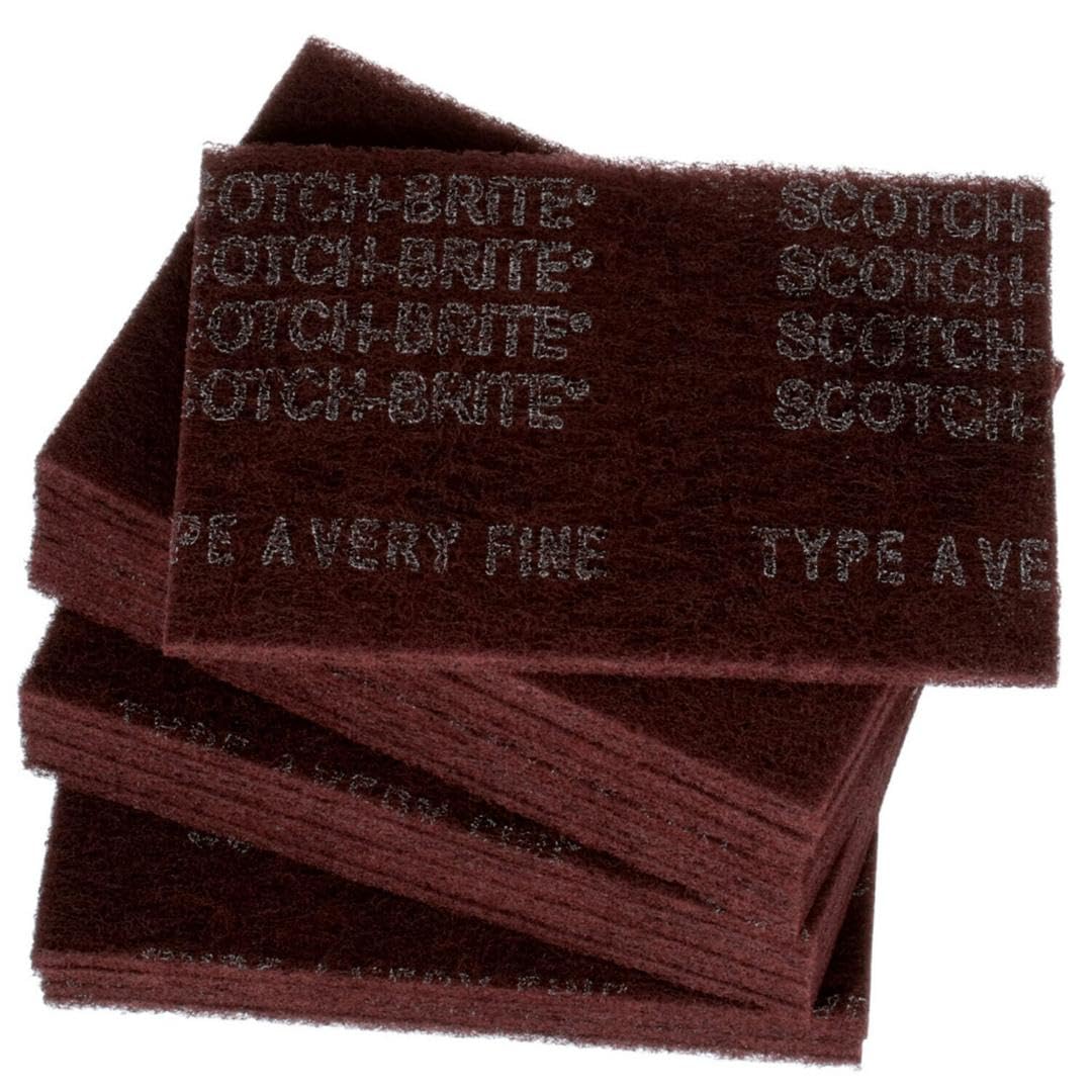 3M Synthetic Fibers Medium Duty Scrubbing Pad For Multi-Purpose 9 in. L 20 pk