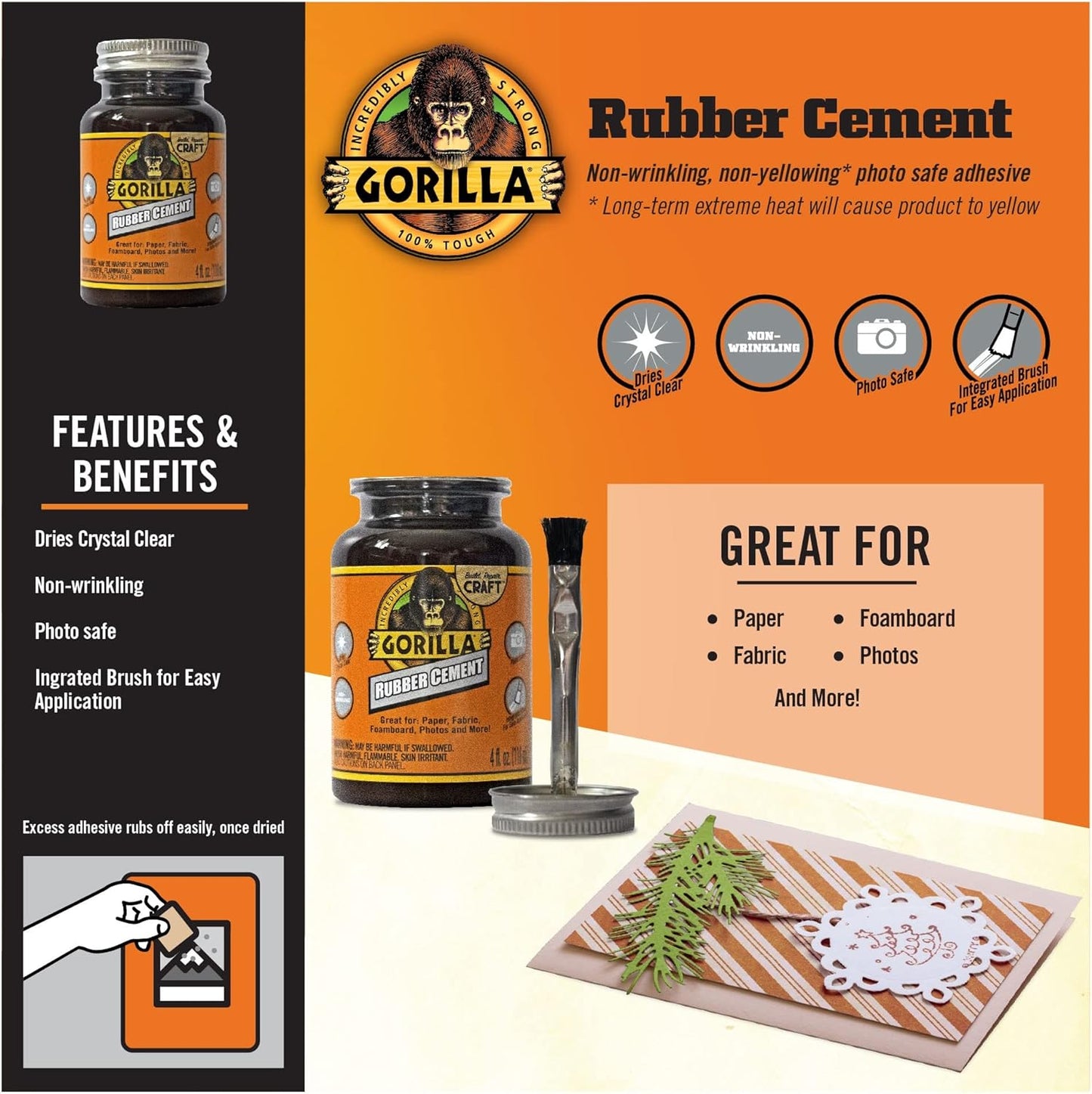 Gorilla Craft High Strength Contact Cement 4 oz