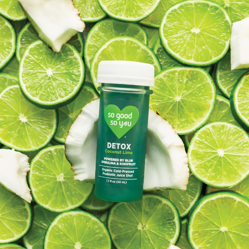 SO GOOD -  SHOT-  DETOX COCONUT LIME - Pack of 6