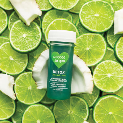 SO GOOD -  SHOT-  DETOX COCONUT LIME - Pack of 6