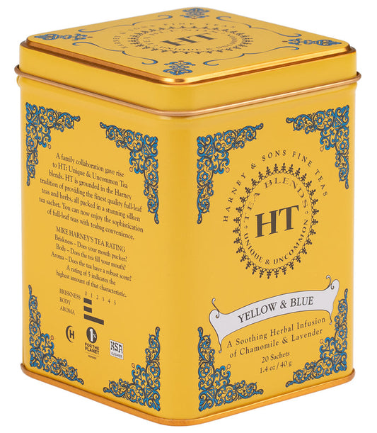Yellow & Blue, HT - Tin of 20 Sachets