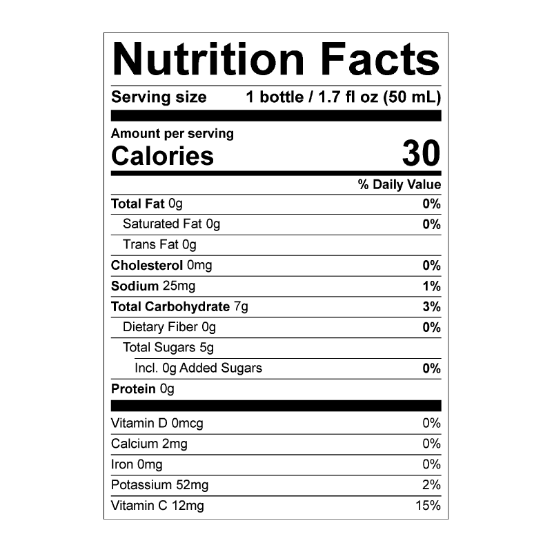 SO GOOD -  SHOT- DETOX PINEAPPLE ORANGE - Pack of 6