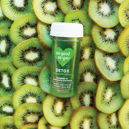 SO GOOD -  SHOT- DETOX PINEAPPLE ORANGE - Pack of 6