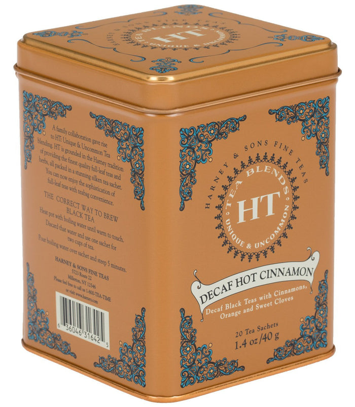 Decaf Hot Cinnamon Spice, HT Tin of 20 Sachets