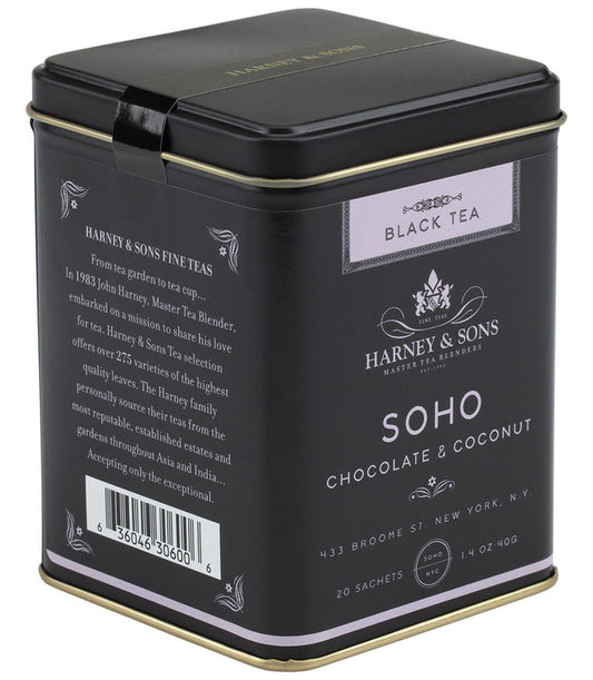 SoHo Blend, Tin of 20 Sachets - Black Tea