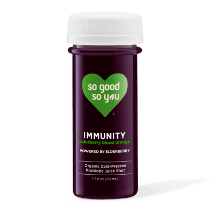 SO GOOD -  SHOT-  IMMUNITY ELDERBERRY BLOOD ORANGE - Pack of 6