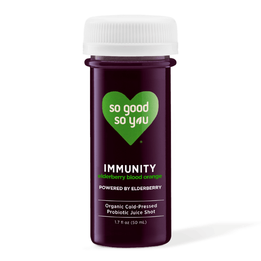 SO GOOD -  SHOT-  IMMUNITY ELDERBERRY BLOOD ORANGE - Pack of 6