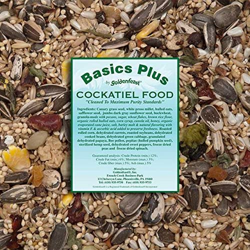 Goldenfeast Basics Plus Cockatiel 64oz Bird Food