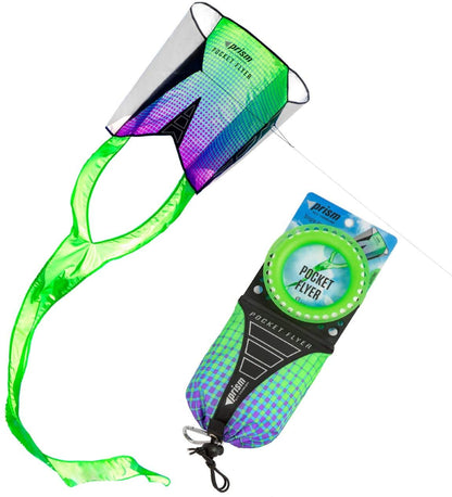 Pocket Flyer Single Line Kite Electric - Ready for Flight Wherever Adventure Takes You…