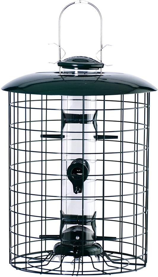 Woodlink WLC6S Caged 6-Port Seed Tube Feeder