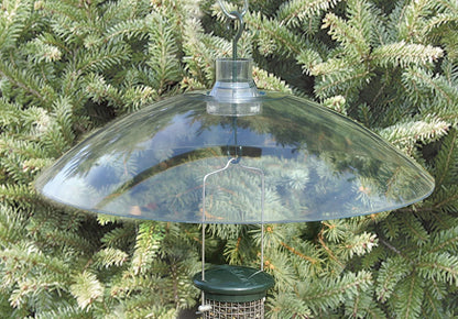 Woodlink 16 Clear Plastic Baffle Hang or Pole Mount Model WLCLBAF16