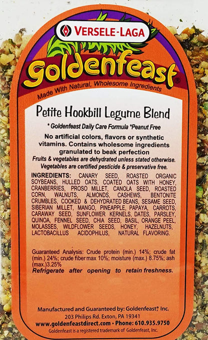 Goldenfeast Hookbill Blend Petite Bird Food