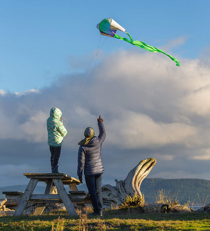 Pocket Flyer Single Line Kite Electric - Ready for Flight Wherever Adventure Takes You…